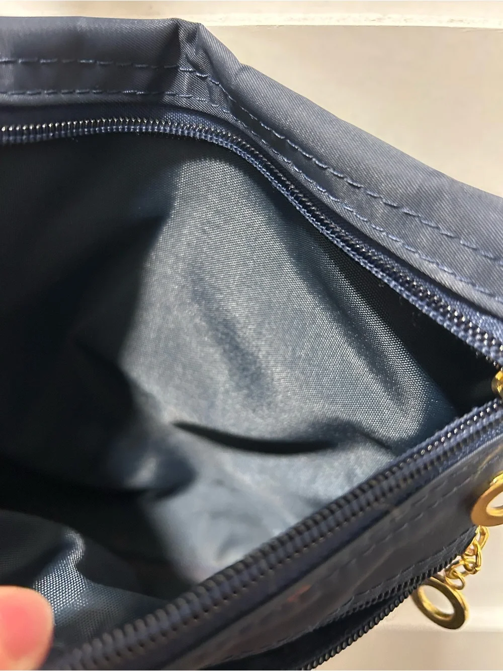 Navy Crossbody Travel Bag - Compact Everyday Bag